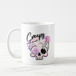 Rund um die Skull-Flora Pasta Kaffeetasse