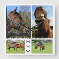 Rund um die Uhr "Custom Horse"