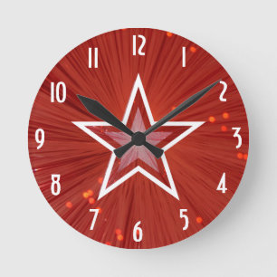 Rund um die Uhr Red Star 'Numbers'