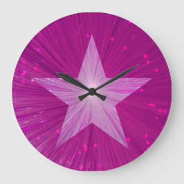 Rund um die Uhr Rosa Star