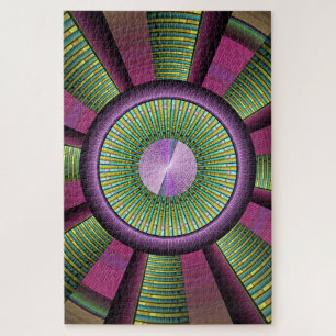 Rund und farbenfroh, modern dekoriert Fraktal Kuns