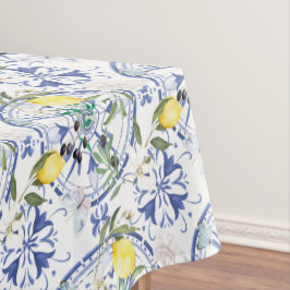 Rund,verziert,spanisch,mediterran,Zitrone, Tischdecke