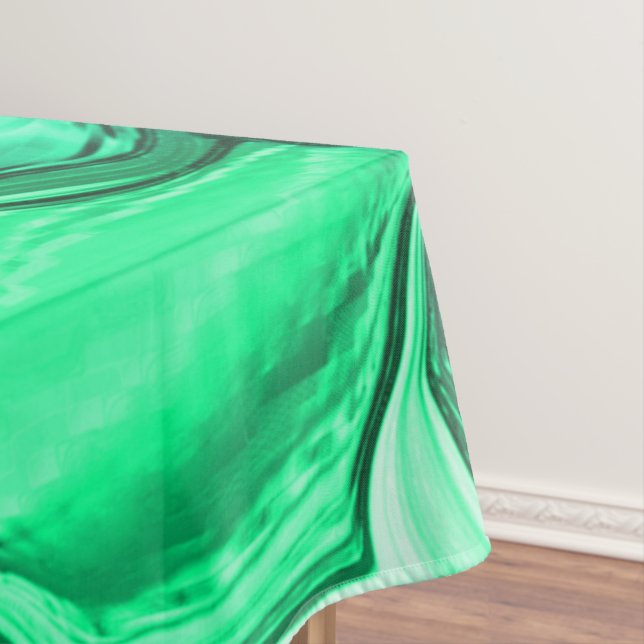 Rund wie Steine in hellgrün bis mint Tischdecke (Beispiel)