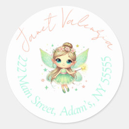 Rundadressen Runder Aufkleber