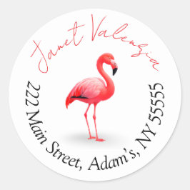 Rundadressen Runder Aufkleber