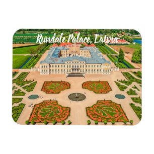 Rundāle Palace Lettland stilisiert Magnet