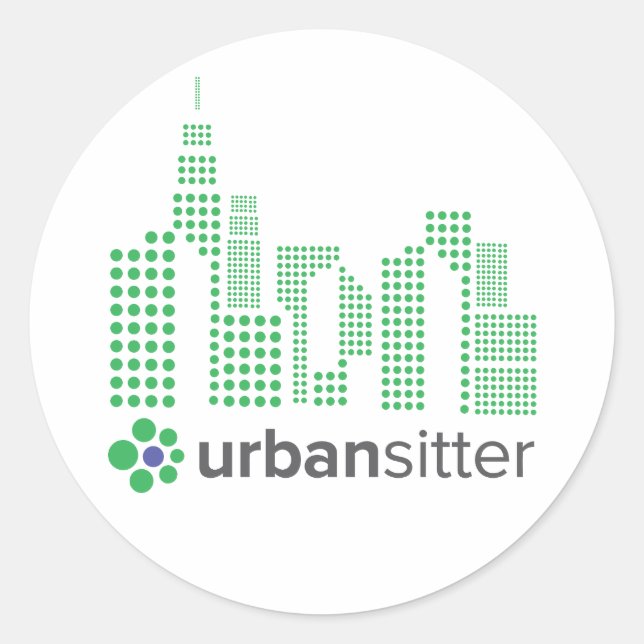 Rundaufkleber - 3,5 Zoll, 20 pro Blatt, glänzend Runder Aufkleber (Vorderseite)