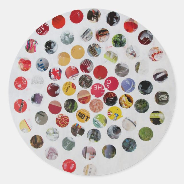 Rundaufkleber Runder Aufkleber (Vorderseite)