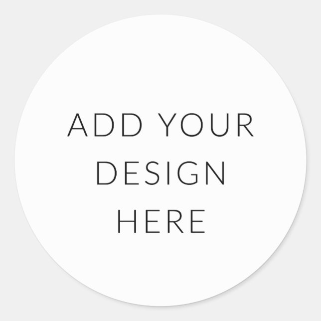 Rundaufkleber Runder Aufkleber (Vorderseite)