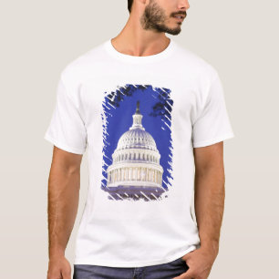 Rundbau von US-Hauptstadt nachts, Washington T-Shirt