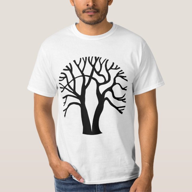 Rundbaum - Schwarz T-Shirt (Vorderseite)