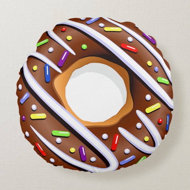 Runddughnut Pillow - SRF Rundes Kissen (Vorderseite)