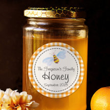 Runde Bienenart-Orangenjar