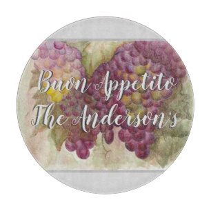 Runde Buon Appetit Traubencluster Cutting Board Schneidebrett