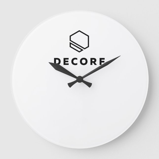 Runde der Acrylmauer (groß) Große Wanduhr (Vorderseite)