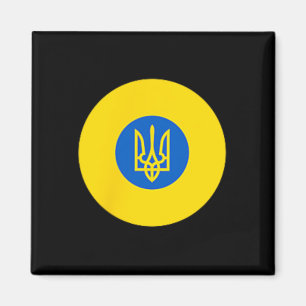Runde der ukrainischen Luftwaffe Ukrainische Uaf-F Magnet
