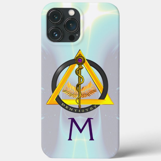 RUNDE DES ASCLEPIUS DENTIST DENTISTRY MONOGRAM Fal Case-Mate iPhone Hülle (Rückseite)