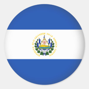 Runde El Salvador Runder Aufkleber