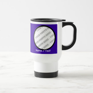 Runde Foto-u. Text-Reise-Tasse - schaffen Sie Ihre Reisebecher