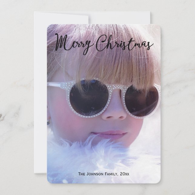 Runde Foto Weihnachten (Vorderseite)