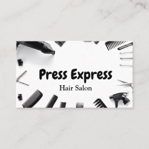 Runde Friseursalon-Visitenkarte Visitenkarte