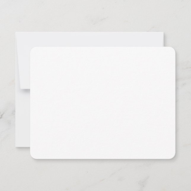 Runde Hochzeitkarte RSVP Response Card 4,25" x 5,5 Karte (Vorderseite)
