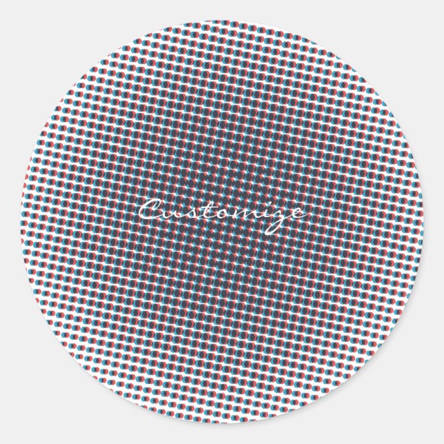 Runde Hypnose Circle Thunder_Cove Runder Aufkleber (Vorderseite)