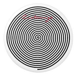 Runde Hypnose Spiral Thunder_Cove Haustier Keramikknauf