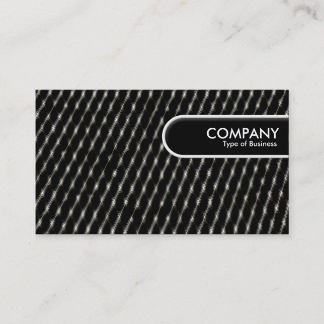 Runde Kante - Dunkles Netz Visitenkarte (Vorderseite)