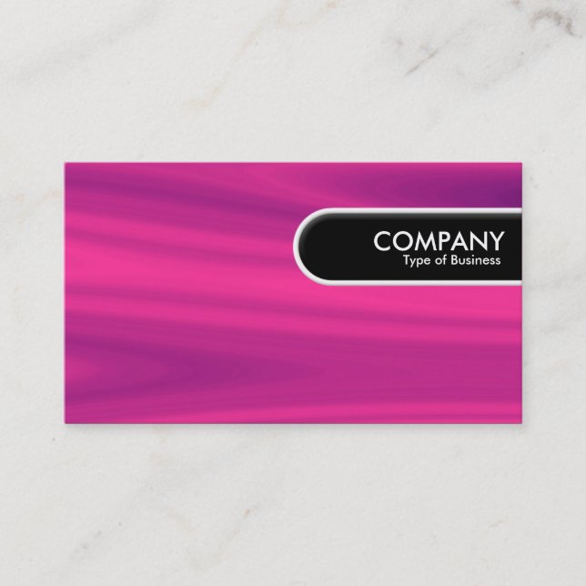 Runde Kante - Element rosa Visitenkarte (Vorderseite)