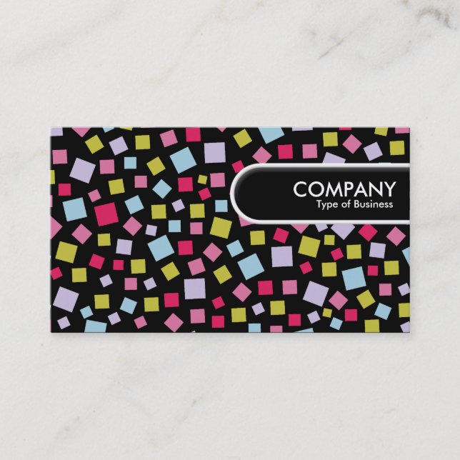 Runde Kante - Kaskadierende Farben Visitenkarte (Vorderseite)