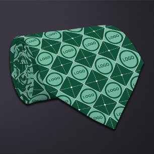 Runde Logos Diamond Muster Necktie Krawatte