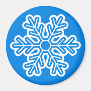Runde Magnet-Schneeflocke Magnet