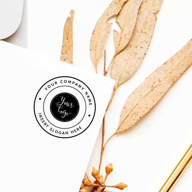 Runde mit kundenspezifischen Werbeplakaten Gummistempel (Von Creator hochgeladen)