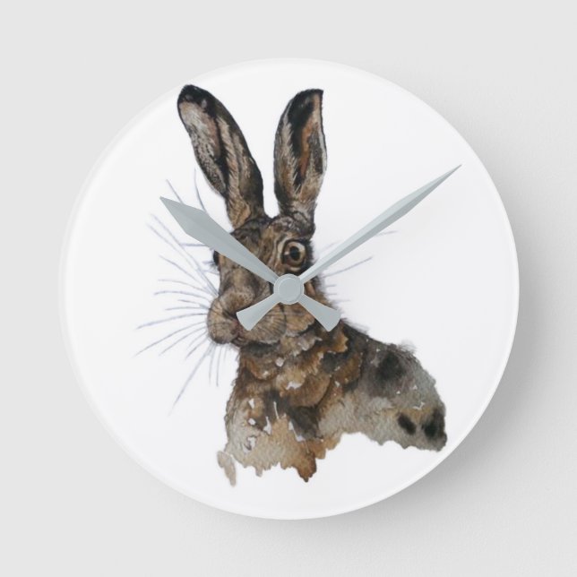 Runde mittlere Wanduhrhasen Runde Wanduhr (Vorderseite)