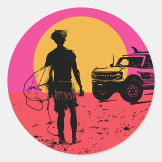 Runde Pferde Runder Aufkleber