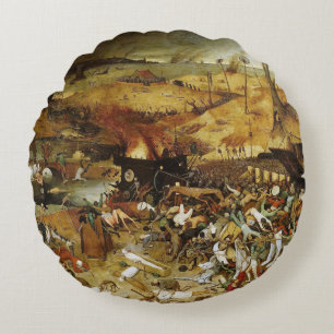 Runde Pillow der Triumph des Todes Pieter Brueghel Rundes Kissen