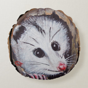 Runde Pilze Wildtiere Rundes Kissen