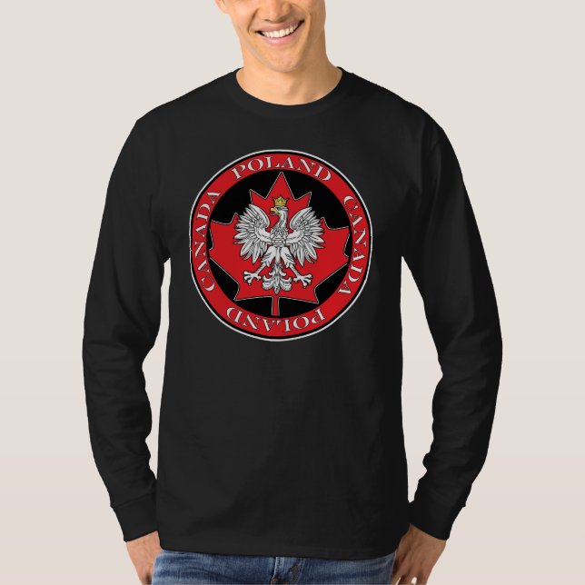 Runde Polen - Kanada - Leaf T-Shirt (Vorderseite)