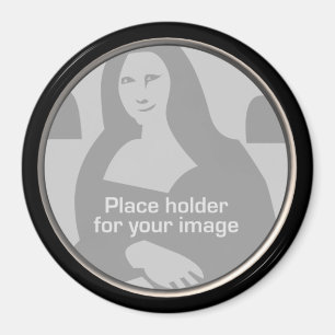 Runde Rahmen-Schablone Magnet