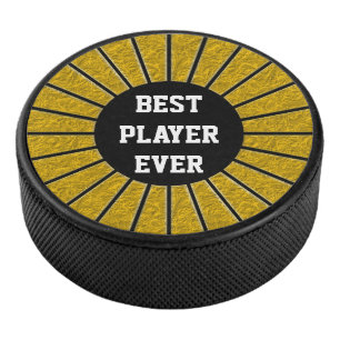 Runde Rays Rahmen Gold + Ihr Backgr. Ideen Eishockey Puck