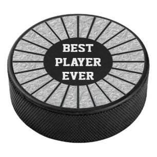 Runde Rays Rahmen SILVER + Ihr Backgr. Ideen Eishockey Puck
