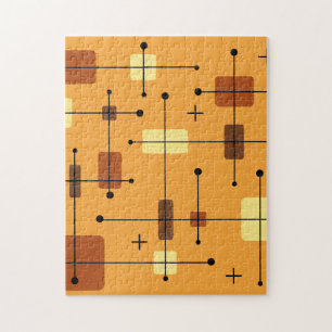Runde Rechtecke Quadrate Orange