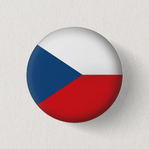 Runde Tschechische Republik Button