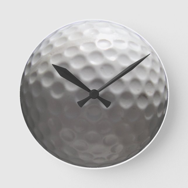 Runde Uhr für den Golfball (Vorderseite)