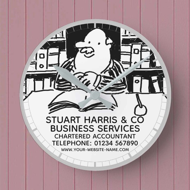 Runde Uhr für Wirtschaftsprüfer (Von Creator hochgeladen)