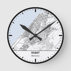 Runde Uhr Rabat Clock City Line Art