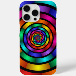 Runde und psychedelische Fraktal Kunst Case-Mate iPhone Hülle