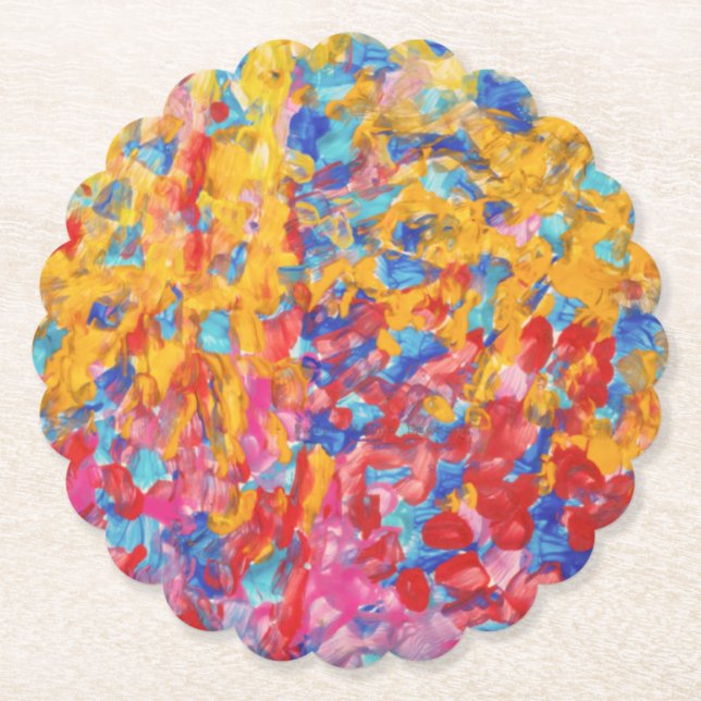 Runde Untersetzer mit Skalierung (Vorderseite)