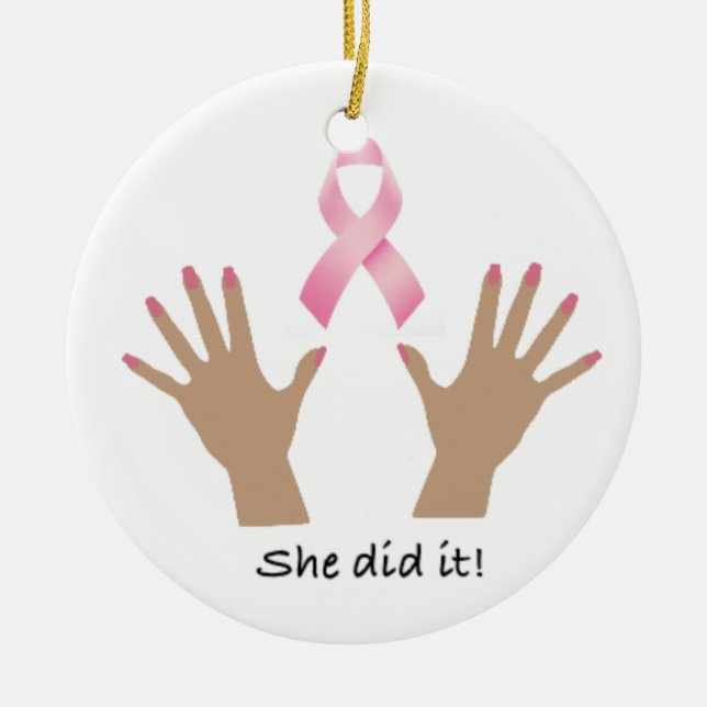 Runde Verzierung Keramik Ornament (Vorne)